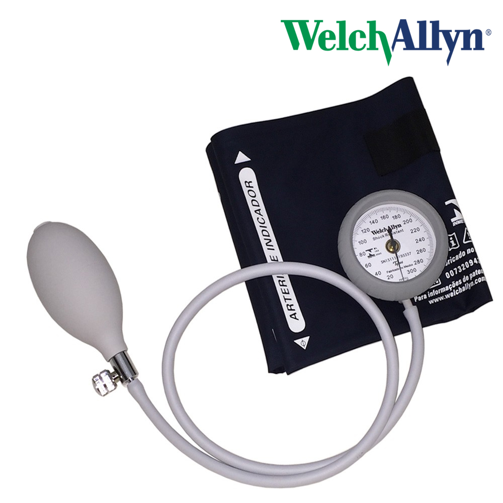 Welch Allyn Ds Aneroid Sphygmomanometer Gauge With Durable One Piece Cuff Adult Otica Mart