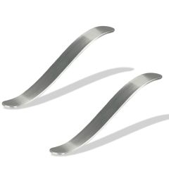 Stainless Steel Tongue Depressor 6 inch Reusable Medical Blade Oral Dental Tools (Pack of 2)