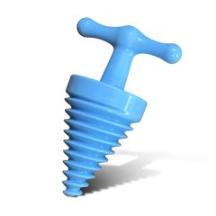 Dual-Use Plastic Mouth Opener White Plastic for Emergency Anesthesia Oral Therapy Gutka Rehab