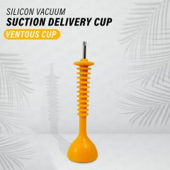 Surgical Silicone Vacuum Ventouse Suction Delivery Cup (Without Releasing Valve)