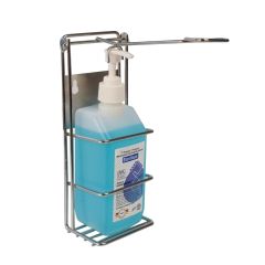 Hand Sanitizer Dispenser Stand Wall Mount Type Stainless Steel