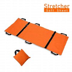 Nylon Foldable Soft Stretcher Portable Emergency Patient Transport with Safety Belt