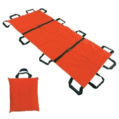 Heavy Duty Foldable Soft Stretcher with Carry Bag 130kg Capacity Waterproof for Patient Transport
