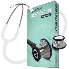 Pediatric Dual Head Stainless Steel Stethoscope with Tunable Diaphragm for Infant and Neonatal Care