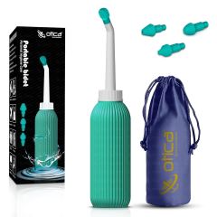 Portable Bidet Spray Toilet 500ML Handheld Peri Bottle Angled Nozzle Anti Slip Water Spray