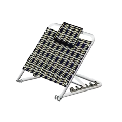 Adjustable Hospital Fabric Back Rest Foldable & Portable Support Bedridden Patients 35cm x 65cm
