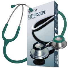 Acoustic Lightweight Stethoscope Doctors Nurses Students Home Health Use Adult Dual Head Aluminum Chestpiece Classic Style Aluminium
