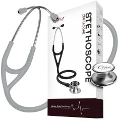 Master Style Dual Head Stainless Steel Stethoscope with Tunable Diaphragm for Clinical Use