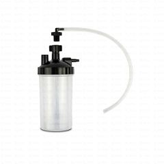 Oxygen Humidifier Bottle with 1 Plastic Connector Compatible Concentrators & Cylinders