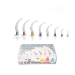 Easy Cleaning Guedel Airway Set of 8 Smooth Oropharyngeal Airways for Emergency and Clinical Use