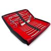 D & C Gynecology Surgical Instruments Silver Stainless Steel 410 Grade Procedures Gyne Set Kit Bag (Set of 15)